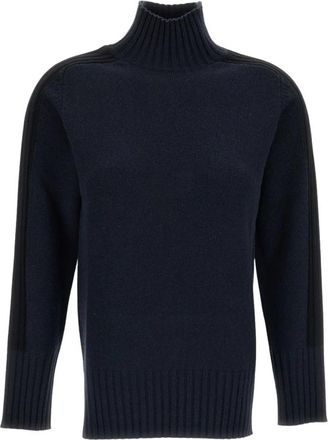Lorena Antoniazzi Gebreide coltrui - Dames - Coltruien - Blauw - 2XS - Truien & Vesten