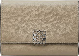 Loewe Beige Leather Wallet (Tri-Fold) (Pre-Owned)