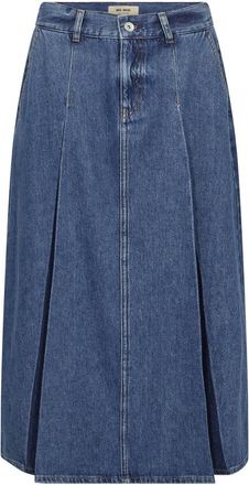 Mos Mosh MMMarti Denim Rok - Dames - Spijkerrokken - Blauw - L - Denim - Rokken