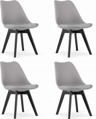 OEM Silla Mark - Patas Gris / Negro X 4