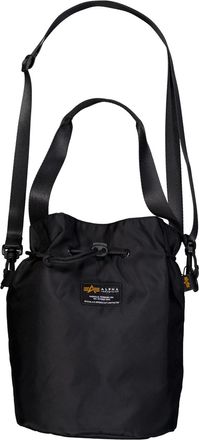 Alpha Industries Tragetasche ALPHA INDUSTRIES Carry Bag W, Damen, Gr. onesize, schwarz, Obermaterial: 100% Nylon; Futter: 100% Polyester, Taschen Tragetasche