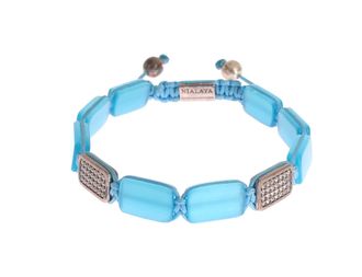 Nialaya CZ Opal 925 Womens Bracelet