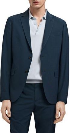 Mango Slim Fit Suit Jacket in Indigo Blue at Nordstrom Rack, Size 40