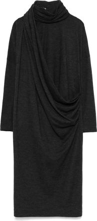 Jean Paul Gaultier Abito midi drappeggiato anni 80 - Grigio