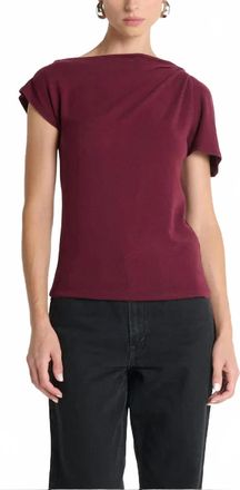 Nation Ltd Rosie Knot Top In Port