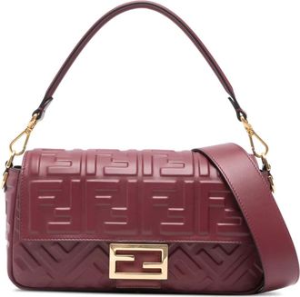Fendi Borsa a spalla Baguette - Rosso