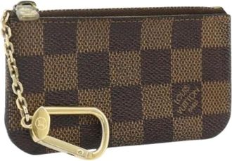 Louis Vuitton Pre-owned Wallets, female, Brown, Size: ONE SIZE Pre-owned Damier Ebene Coin Purse