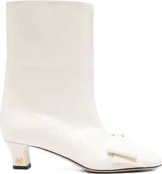 Valentino Garavani 40mm Bow Leather Boots