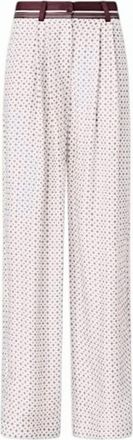 Pinko Ruth Viscose Twill Straight Leg Trousers