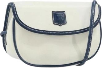 Celine Pre-owned Cross Body Bags, female, White, Size: ONE SIZE Pre-owned Vintage Shoulder Bag