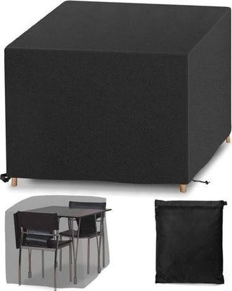 OEM Funda Protectora Para Muebles, Muebles De Jard&iacute;n, Mesa De Exterior, Tela Oxford Impermeable, Resistente Al Viento, Resistente A Los Rayos Uv, 126 X 12