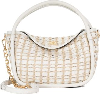 Dune London Womens Accessories Dinideliberate - Mini Woven Grab Bag - White - One Size