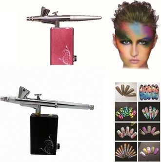 Trade Shop Trade Shop - Aerografo 0,2 Mm Ricaricabile Usb Spray Aeropenna Tattoo Nail Art Unghie Pittura