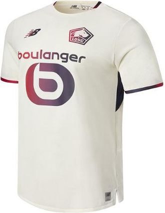 New Balance LOSC Lille Hombre New Balance Away Short Sleeve Jersey en Negro, Poli&eacute;ster, Talla XL