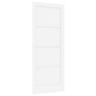 vidaXL Puerta Interior 86 X 211 Cm Madera Contrachapada Blanco Vidaxl