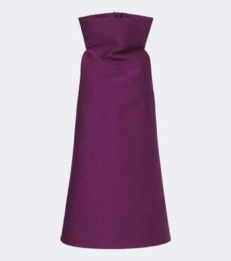 Balenciaga Wool and silk-blend minidress