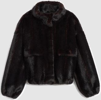 Apparis Veste Iris Shaved Mink Noir Multi
