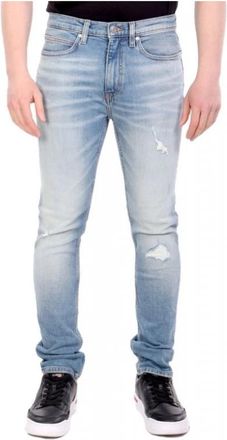 HUGO BOSS Slim-fit Jeans - Heren - Slim Fit Jeans - Blauw - W31 - Katoen - Jeans