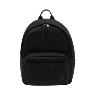 Ami Tassen, unisex, Zwart, ONE Size, Leer, Marcel Backpack