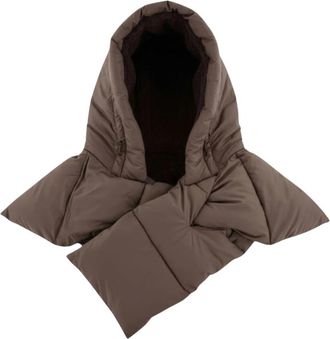 Bomboogie Capuchonsjaal - Dames - Accessoires - Bruin - Maat: ONE Size Poliester