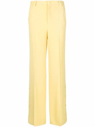 Red Valentino Pantaloni sartoriali a gamba ampia - Giallo