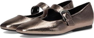 Naturalizer Cosmic Womens Flat Shoes Pewter Leather : 8.5 W (C), Leather/Suede/Synthetic
