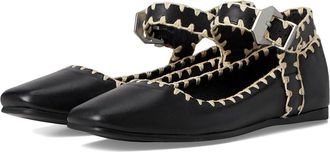 Free People Crochet Mystic Flat Womens Shoes Black : EU 37 (US Womens 7) M, Leather/Rubber