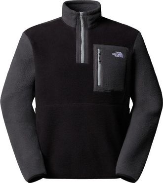 The North Face Yumiori 1/4 Zip Fleecepullover f&uuml;r Herren | schwarz