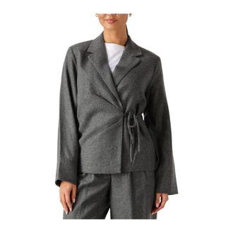 Second Female Dames, Jassen, Grijs, Maat: XS Poliester