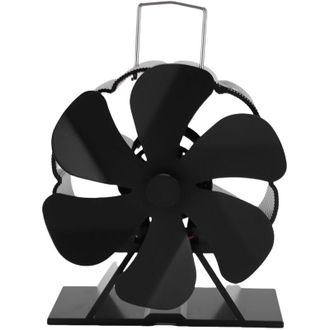 OEM Ventilador Port&aacute;til De Aleaci&oacute;n De Aluminio Para Estufas De Le&ntilde;a, Alimentado Por Calor, T&eacute;rmico Con Protecci&oacute;n Contra Sobrecalentamiento, Para Chimene
