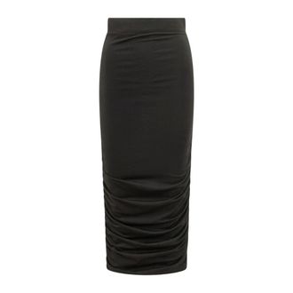 Actualee Gonna Midi Aderente - - Skirts - Donna - Nero - S