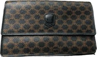 Celine Pre-owned Clutches, female, Brown, Size: ONE SIZE Pre-owned Leather Clutch