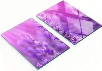 OEM Pannelli Decorativi Multifunzionali In Vetro Temperato Color Lavanda, 2x40x52 Cm
