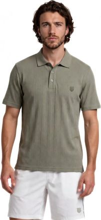 K-Swiss Drift Active Short Sleeve Seamless Polo in Shadow at Nordstrom, Size X-Large