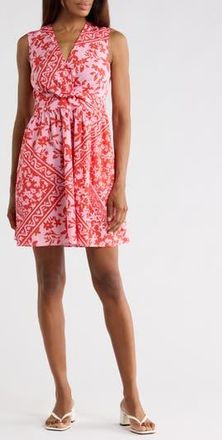 Derek Lam Nulla Front Twist Minidress in Pink Tile at Nordstrom Rack, Size 00