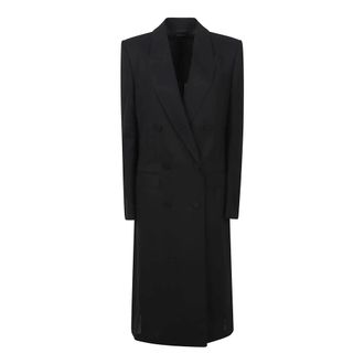 Tom Ford Dames, Mantels, Zwart, Maat: 2XS Wol