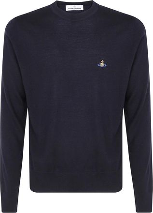 Vivienne Westwood Alex Round Neck - Knitwear - Hombre - Negro - XL