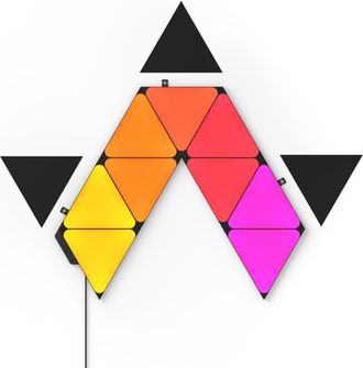 Nanoleaf Shapes Limited Edition Ultra Black Triangles Expansion Pack in Multicolor at Nordstrom