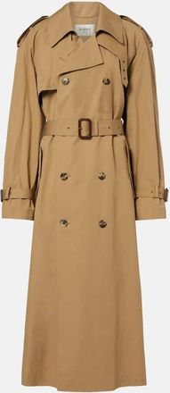 Saint Laurent Trench in cotone e seta