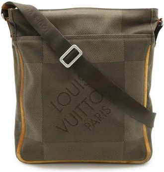 Louis Vuitton Pre-owned Cross Body Bags, male, Brown, Size: ONE SIZE Pre-owned Vintage Canvas Cross Body Bag