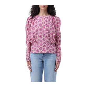 Isabel Marant Dames, Blouses & Shirts, Roze, Maat: 2XS Zijde