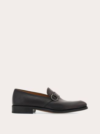 Ferragamo Men Gancini ornament moccasin Black Size 10.5