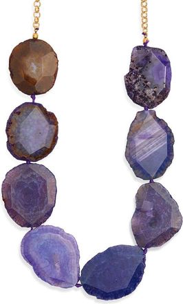 Kenneth Jay Lane Agate Necklace in Amy at Nordstrom Rack