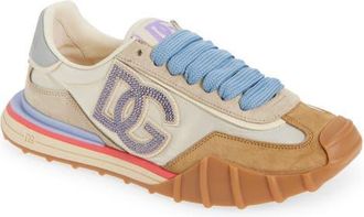 Dolce & Gabbana Athletic Sneaker in Avorio/Cammello at Nordstrom, Size 10.5Us