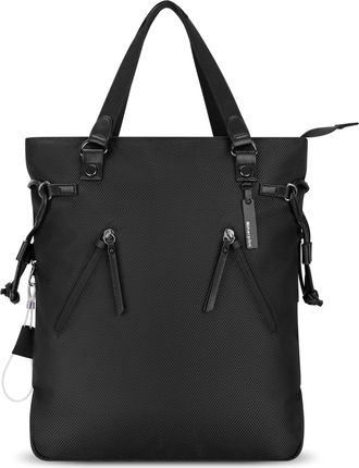 Sherpani Tempest, Anti Theft Convertible Backpack Tote, 14L Travel Backpack, Travel Gifts for Women, Handbags, Carbon, One Size, Travel Backpacks