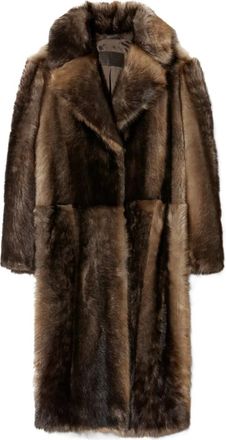 Nili Lotan Pelliccia Ingrid - Marrone