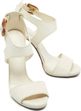 Gucci Sandali con tacco largo - Bianco