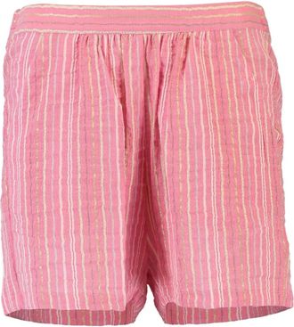 VALERIE KHALFON Sassi gestreepte shorts - Roze