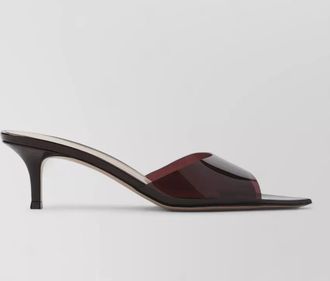 Gianvito Rossi patent leather mules