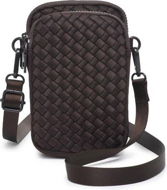 Sol and Selene Divide & Conquer - Woven Neoprene Bag in Chocolate at Nordstrom